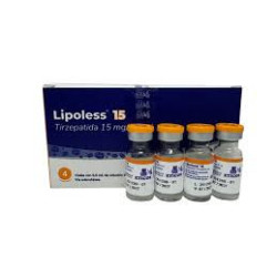 LIPOLESS 4 AMPOLAS 15mg
