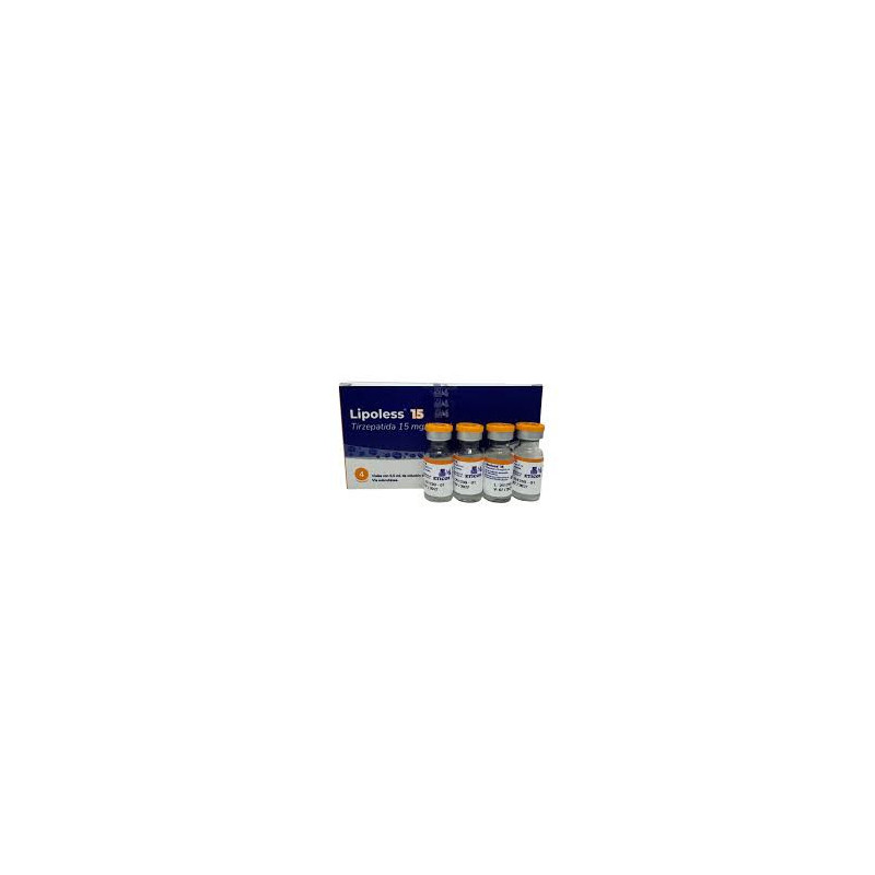 LIPOLESS 4 AMPOLAS 15mg